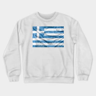 flag greece Crewneck Sweatshirt